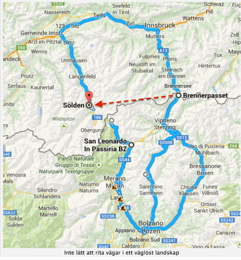 Ett nästan väglöst område