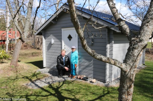 Detta hus byggde jag med hjälp av familjen för fyra år sedan.