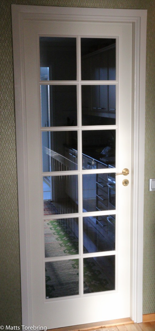 Köksdörren är borta nu