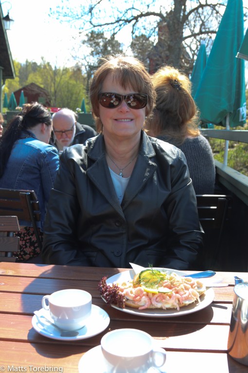 Birgittas räkmacka blev för ljus i solskenet