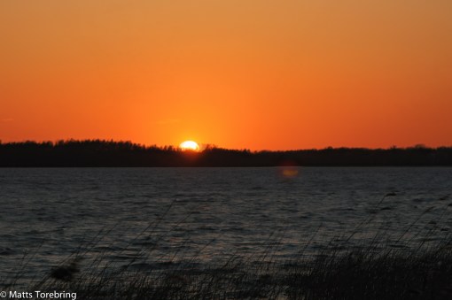 Solen lämnar oss denna kalla blåsiga fredagskväll