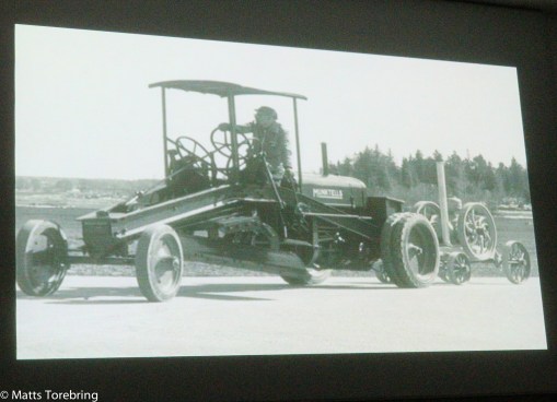 Vi fick se en intressant fil om Bolinder Munktell