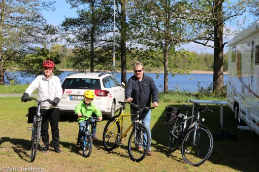 Gemensam cykeltyr runt Kaffekullen och in till stan