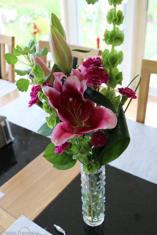 Min egen lilla bukett till min kära Birgitta