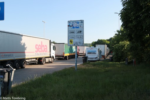 Andra stoppet 17 mil norr om Frankfurt