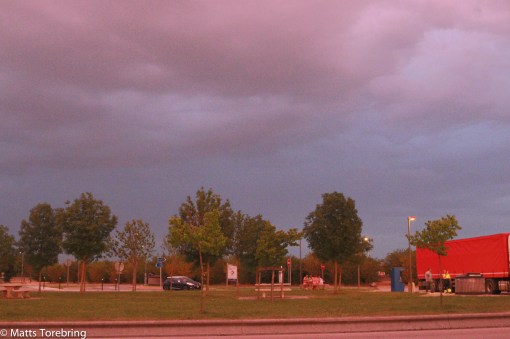 Kändes som att det var åska på gång