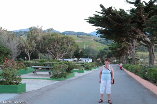 Infarten till campingen