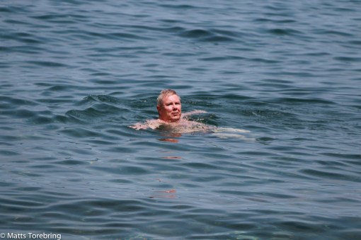 Kristallklart vatten och härligt svalkande