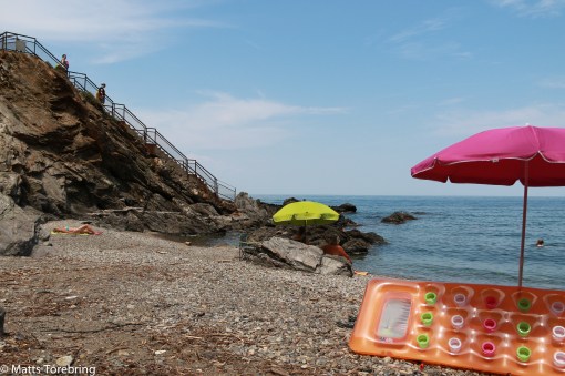 Vilken härlig badstrand