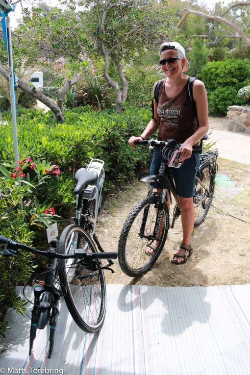 Jag skulle pumpa cykeln idag