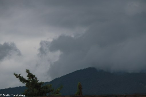 Mot söder ser det ut så här