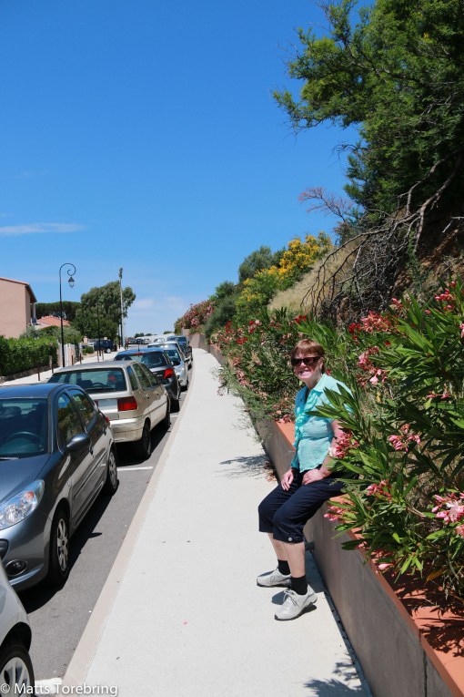 Fina trottoarer in till stan