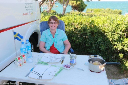 Potatis, sill. grädde, (gräs)lök