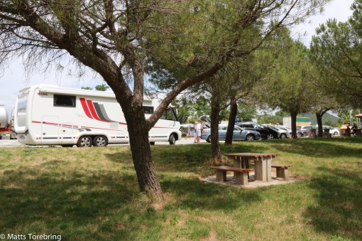 Frukost på en "liten" trevligt rastplats