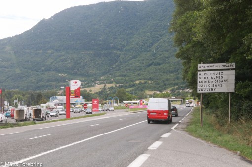 Vi har lämnat Grenoble