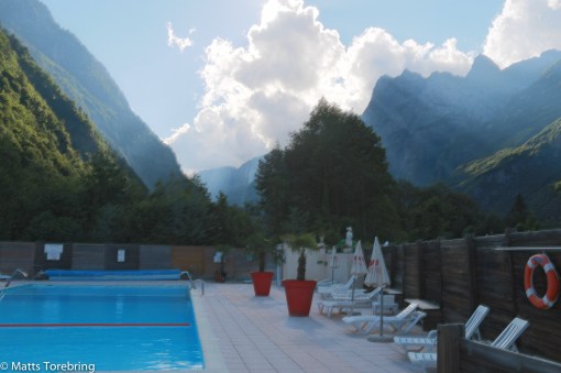 Solen börjar gå ned