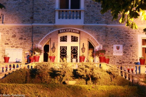 Första kvällen i franska Alperna