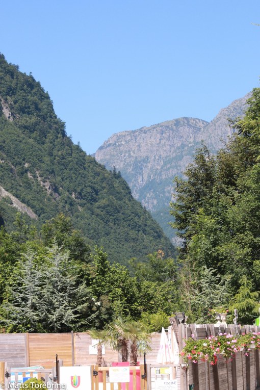 Sett från baksidan av vår husbil