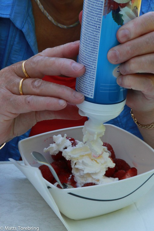 Vi testade "vipped crem  spray"