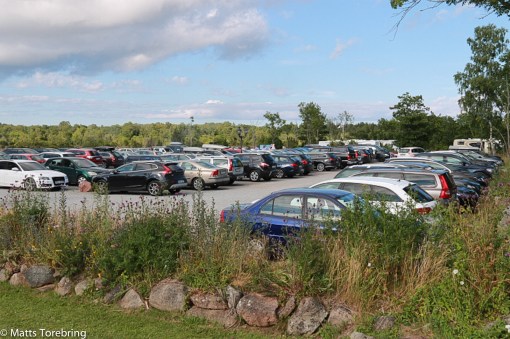 Parkeringen klockan 17.30