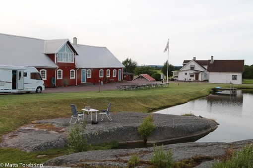 Här parkerade vi fredag kväll