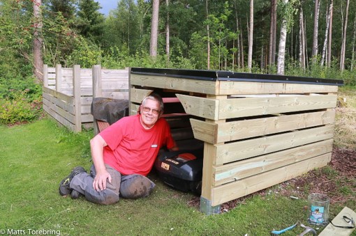 Äntligen har våra "Fino" fått  tak över huvudet