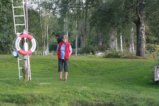 Fina gräsytor att sola på