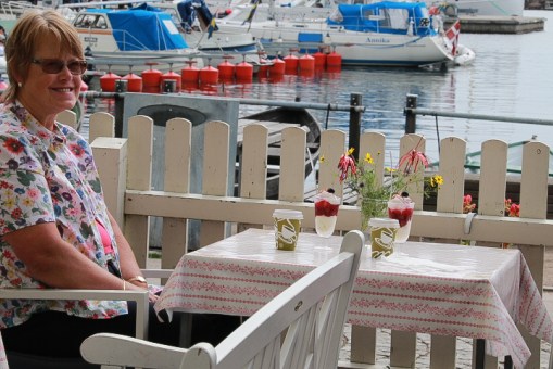 Glasscaféet i hamnen