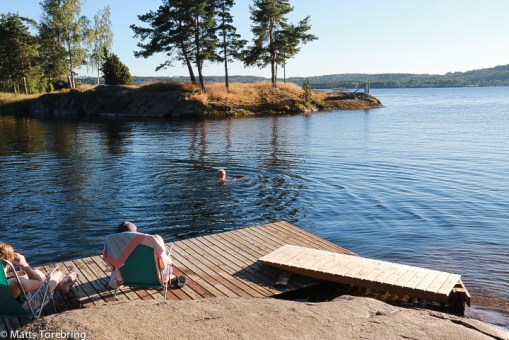 Ett stenkast bara till sjön Sommen