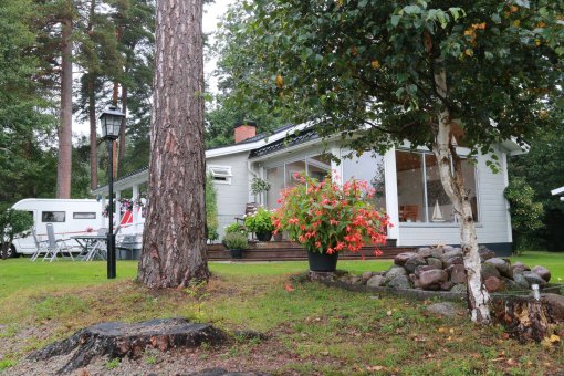 Helpension vid våra vänners sommarstuga
