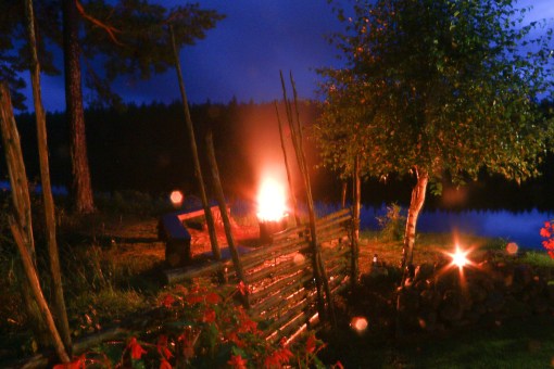 Vid våra vänners sommarstuga i Bruzaholm