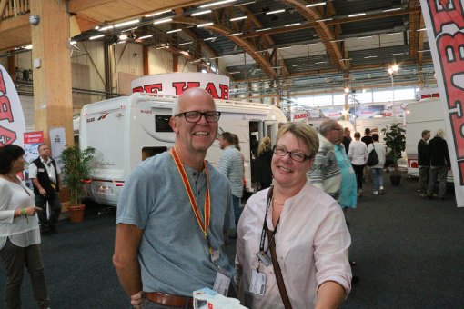 Kärt besök i montern