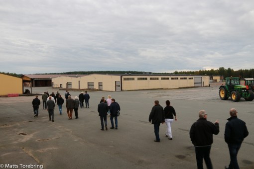 Rundvandring på det 18 hektar stora området