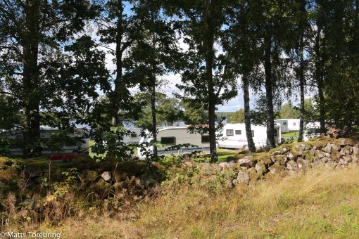 Osby Camping ligger riktigt vackert och bara två km från centrum