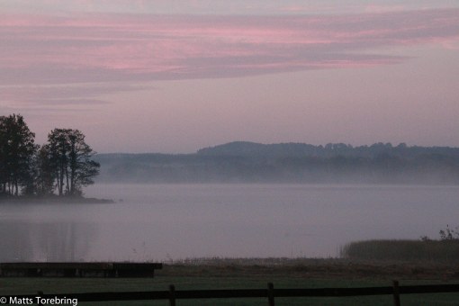 Vilken oktoberdag vi vaknar till på Östanå Camping