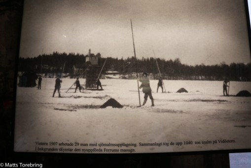 Malmen hämtades upp från sjöbotten