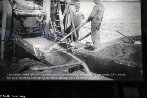 Ett mudderverk användes senare