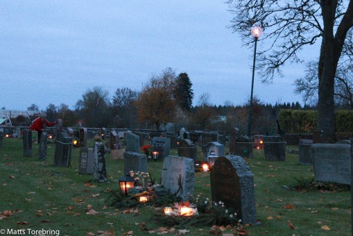 Frinnaryds kyrkogård där Birgittas familj vilar