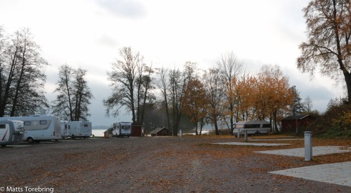 Ställplatsen i Askersund gästade vi i helgen