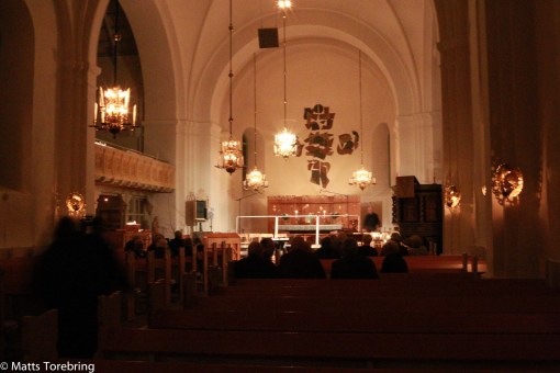 Lommaryds kyrka 45 minuter före start