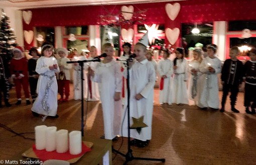 Luciafest på Linus förskola