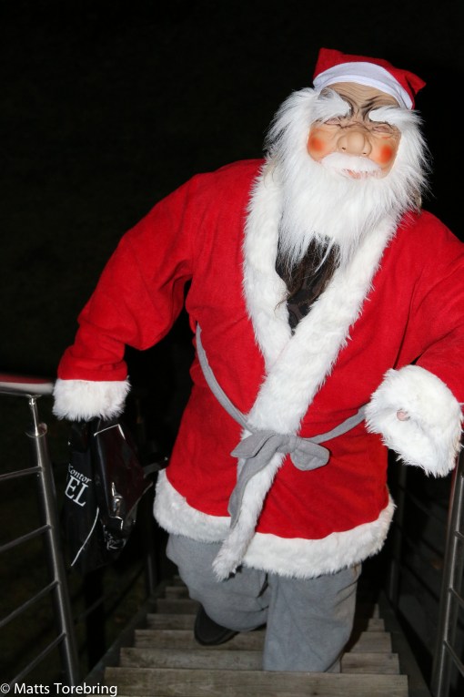 Det var knappt jag orkade upp för trappan, sa tomten