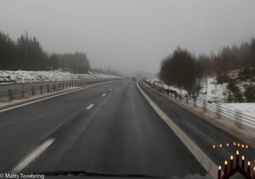 På väg hem E: 4an norrut